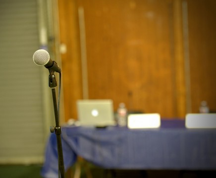 public hearing microphone