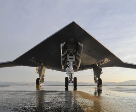 X-47B UCAS demonstrator photo courtesy of Northrop Grumman
