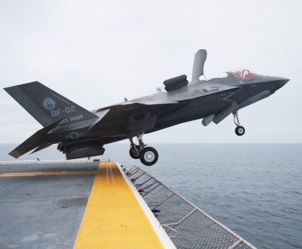 F-35B deck jump