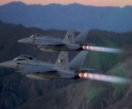 f-18 hornet afterburner