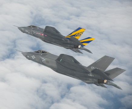 F-35C JSF formation