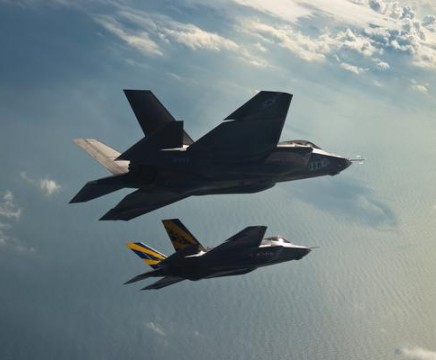 F-35C JSF formation