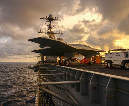 x-47b UCAS-D on USS Truman