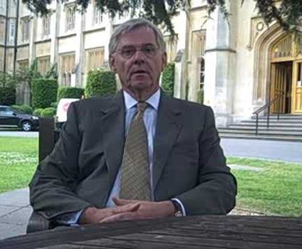 Ian Newbould seated