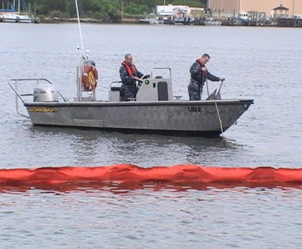 setting out the boom