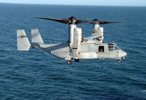v-22 osprey landing