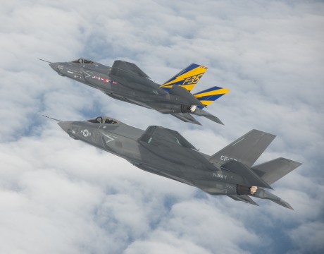 F-35C JSF formation