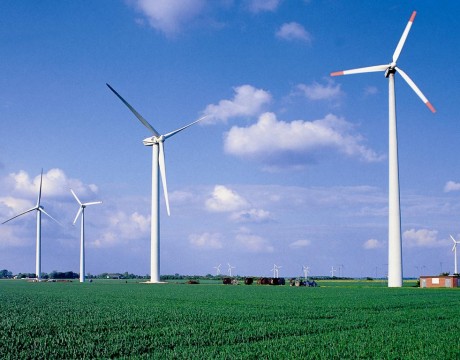 wind turbine farm