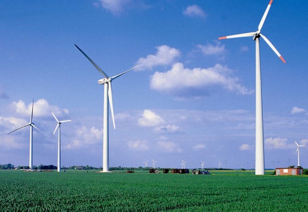 wind turbine farm