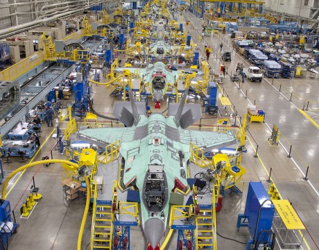 F-35 JSF assembly line