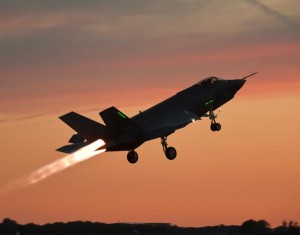 F-35C JSF night takeoff