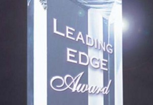 Leading Edge award trophy crop