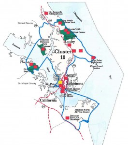 Southern Maryland Heritage Area Map