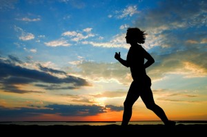 woman running