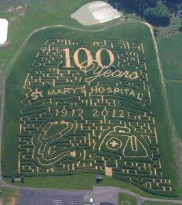 Medstar St. Mary's Hospital Corn Maze Design