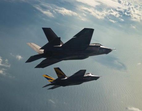 F-35C JSF formation