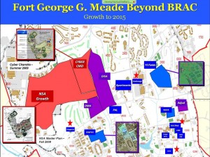 Fort Meade growth map