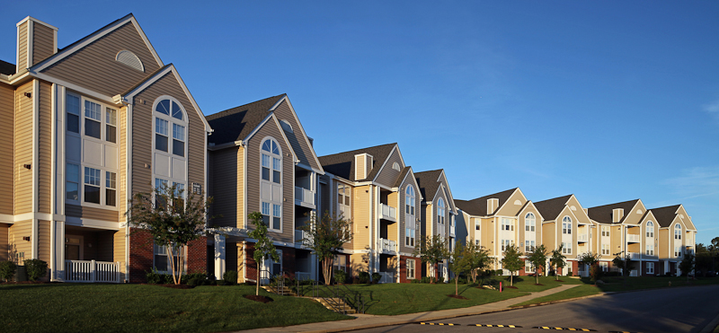 Row of Abberly Crest Apt Homes