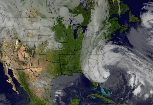 Hurricane Sandy NASA