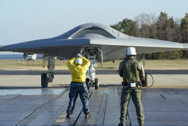 UCAS X-47B Cat Launch