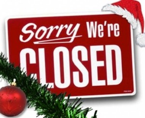 closed for christmas