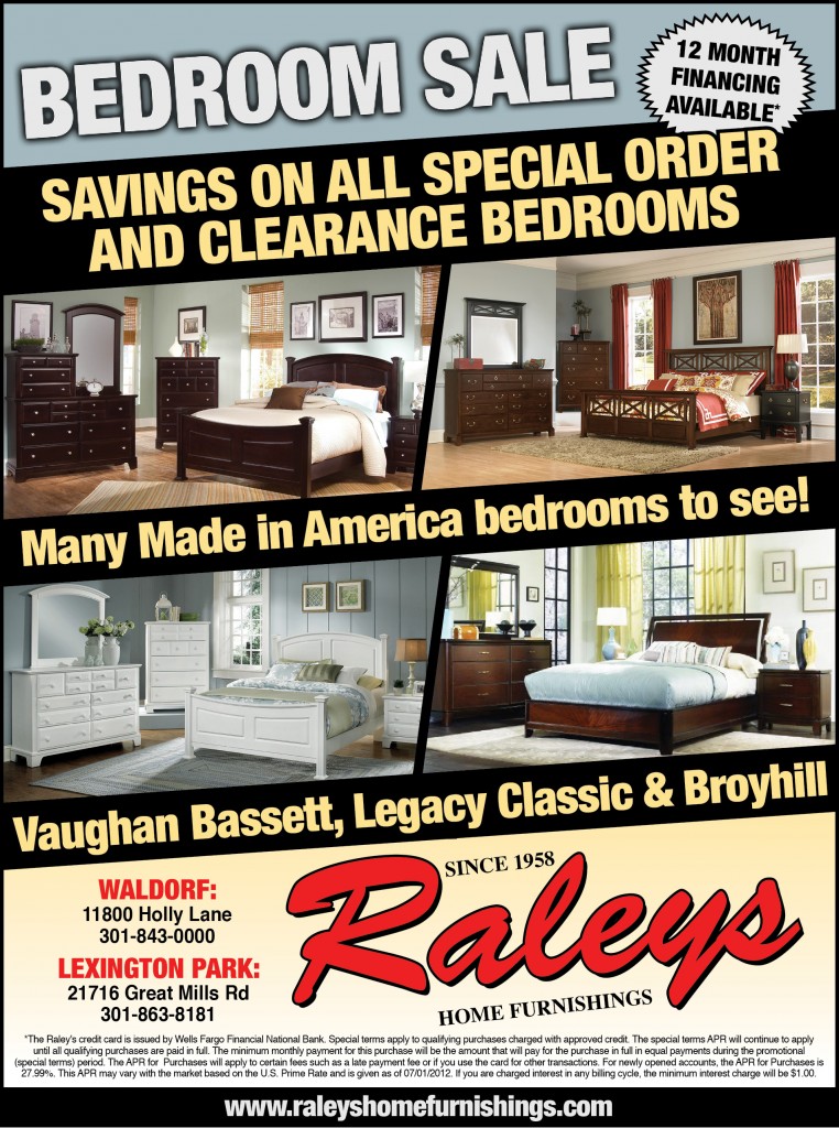 Raley's Bedroom sale January 2013