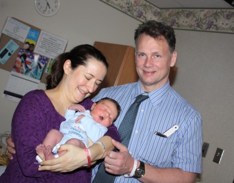 MedStar St. Mary's Hospital first baby 2013