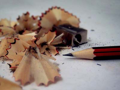 sharpened pencil