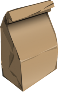 small brown bag