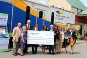 Photo by Nicki Strickland, MedStar St. Mary's Hospital   CareFirst presents $112,424 grant to MedStar St. Mary's Hospital 