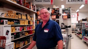 Robert will sell you what you need for your autumn chores, but also mentions that the "fish are bigger" in the fall. Dyson's sells fishing poles, too.