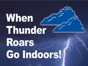 thunder roars