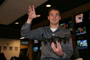 Matt Waite of the University of Nebraska's drone journalism program.