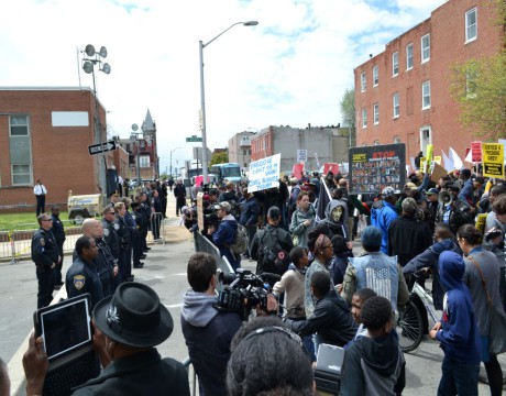 Freddie Gray protests 2015