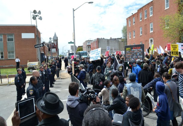 Freddie Gray protests 2015