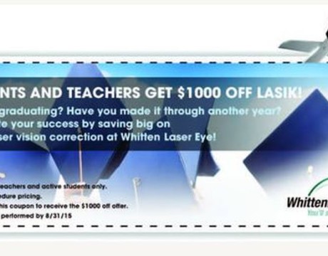 Whitten Lasik teacher coupon