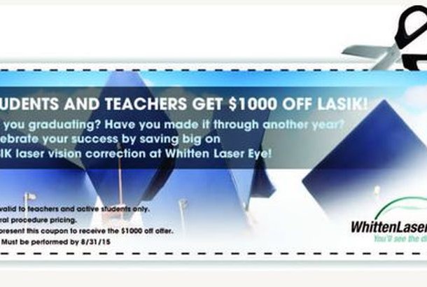 Whitten Lasik teacher coupon