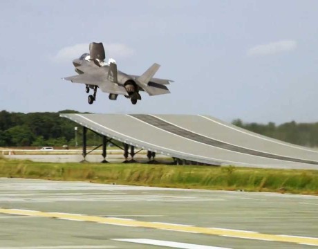 F-35B ski jump