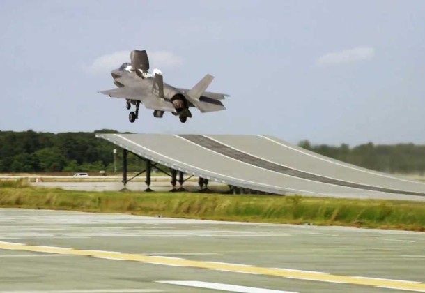 F-35B ski jump