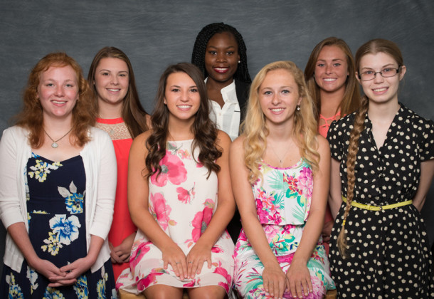 St. Mary'a Hospital Foundation scholarship recipients