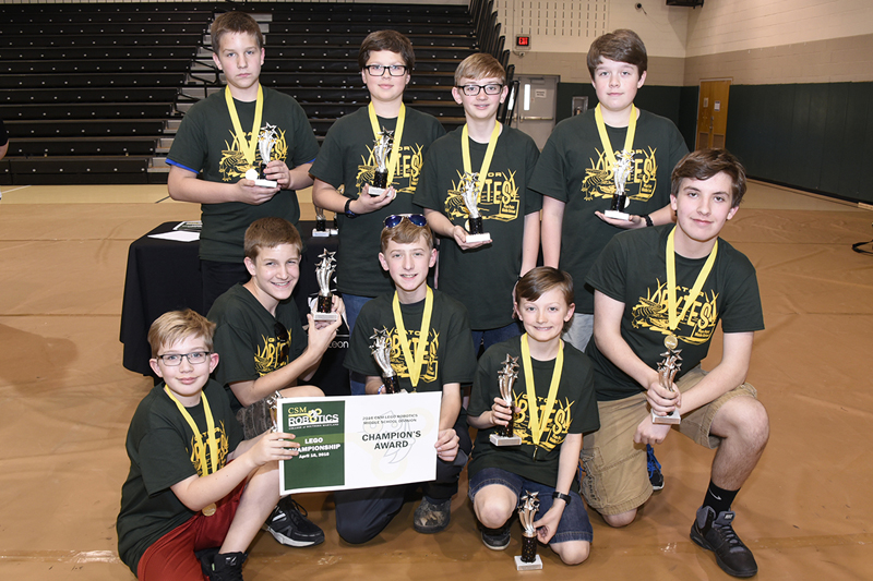 Plum Point Middle Wins Big at Robotics Challenge LexLeader