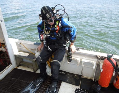 sunken aircraft at Pax River