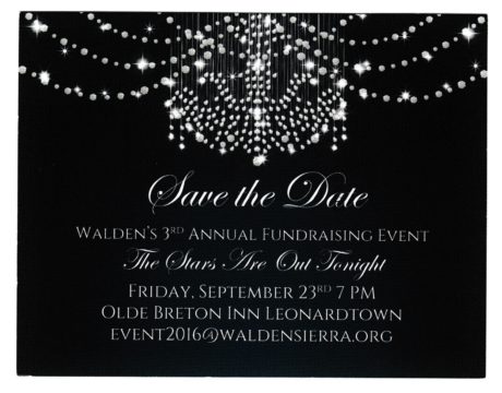 Walden Sierra fundraiser 2016