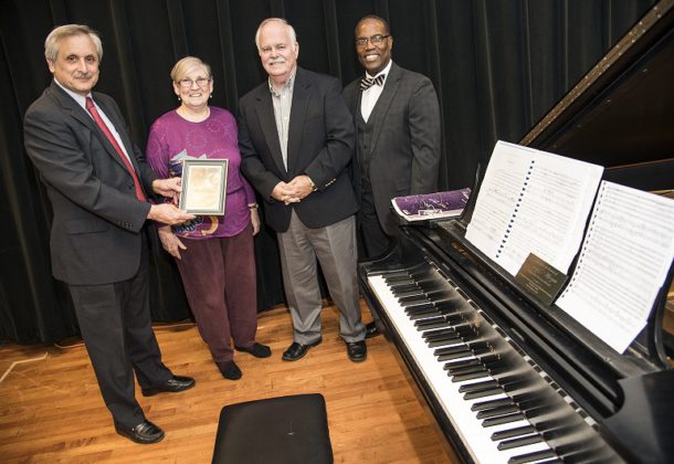 Music Teacher's Gift Dedicated at CSM CSM Benny Morgan Steinway