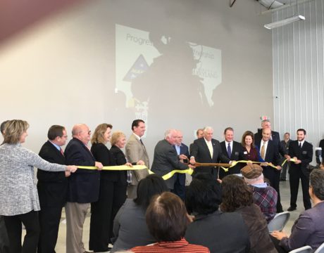 Dignitaries Open Incubator at Airport