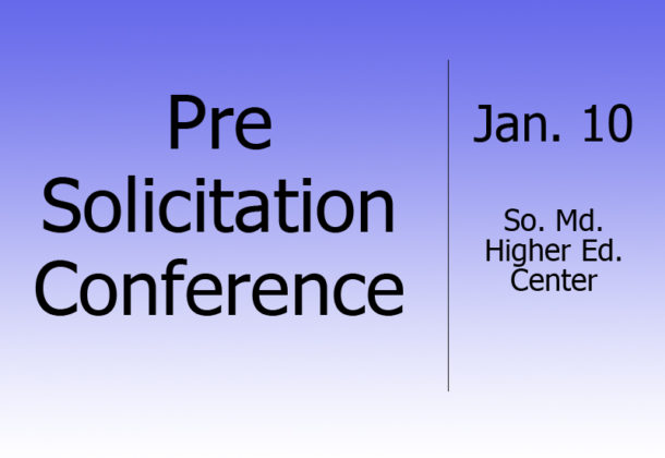 Pre-Solicitation Conference