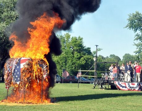 Flag Burning Ceremony