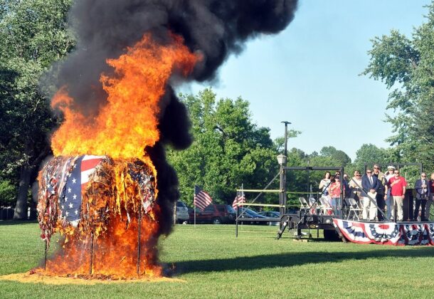 Flag Burning Ceremony