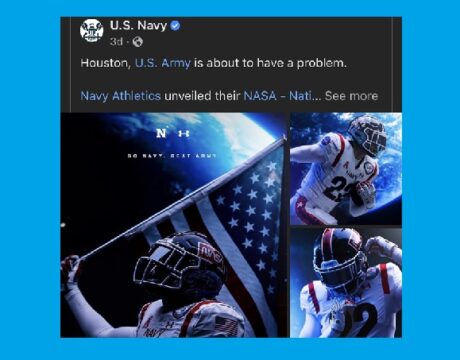 Navy football unveils NASA-themed uniforms to be worn against Army